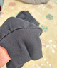 MiniPeace太平鸟童装男童裤子加绒冬季针织儿童运动裤潮 黑色1 110 53cm 实拍图