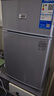 小黄鸭 迷你冰箱小 108L双门冷藏冷冻小型家用宿舍租房电冰箱小巧不占地 一级能效省电节能 68L【一级能效，租房省电款】 银色 实拍图