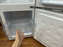 荣事达（Royalstar）冰箱双开门租房用小型 迷你一级能效冷藏冷冻出租房家用电冰箱 112L9RSZ【一级能效，三天约一度电】银 实拍图