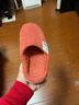 回力加绒男女棉拖鞋仿兔毛内里锁温脚感棉拖女款HL0411皮红38-39码 实拍图