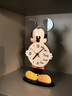 SMVP卡通米奇时钟摆台式桌面钟表客厅新款静音摇摆座钟创意装饰小摆件 米奇台钟A款 底座17*12+UV精雕30*15CM 实拍图