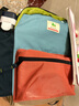SHUKIKU儿童书包幼儿园一年级书包小学生背包男女生户外旅游双肩包橙红M 实拍图