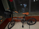 永久软尾避震折叠自行车7变速20英寸男女式成人学生城市小跑车 灰 实拍图