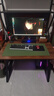 戟创AGKey-钛戟S3电竞桌台式电脑桌家用书桌可装机械臂桌子碳纤维色 【S3莱茵胡桃色】实木生态板 100*75*75cm 二段分板 实拍图