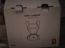 babycare腰凳婴儿背带多功能减震四季抱娃神器解放双手透气轻薄款卡斯尔灰 实拍图