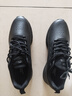 特步运动鞋男鞋跑鞋冬季皮面防水轻便减震健身休闲慢跑步鞋子男黑色 实拍图