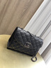 CALWAN KEODH包包女包轻奢小众牛皮新款2025斜挎包链条包生日礼物送女友老婆 【黑色】品牌百搭小方包实用走心女生闺蜜 实拍图