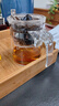 金灶（KAMJOVE）玻璃茶壶 按压式飘逸杯 茶水壶玻璃茶具 茶水分离杯泡茶器泡茶壶 TP-140/300ml容量 实拍图