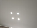 雷士（NVC） LED筒灯客厅卧室过道嵌入式二级能效全铝漆白6瓦正白开孔75-85mm 实拍图