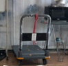 好嘉居 折叠平板手推车 【四角防撞】载重1000斤90*60cm5寸轻音轮-商务灰 手推拉货搬运小拖车装修工厂 实拍图