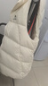 骆驼（CAMEL）户外防泼水羽绒马甲女90%绒子背心外套 J25CR2L5006 暖白 M 实拍图