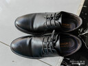 回力官方皮鞋男2025秋冬季加绒正装鞋商务男鞋保暖男士棉鞋 黑色 41 实拍图