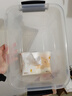 禧天龙塑料收纳箱家用衣物储物箱加厚手提箱储物盒 8L透明 单个装 实拍图