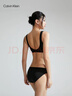 Calvin Klein内衣女士美拉德简约提花舒适ck薄垫无钢圈轻运动U型美背背心文胸 UB1-太空黑 M 实拍图