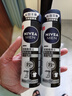 妮维雅（NIVEA）男士黑白出众爽身气雾 150ml*2（ 夏季  腋下抑汗 干爽） 实拍图