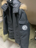 骆驼（CAMEL）户外极寒派克工装毛领情侣款羽绒服保暖加厚中长款外套 实拍图