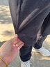 浪莎运动裤女加绒秋冬季加厚宽松束脚显瘦保暖外穿裤子休闲灰色卫裤 实拍图
