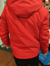 JEEP SPIRIT吉普棉服秋冬季外套加绒加厚保暖户外连帽运动上衣 红色 L 实拍图