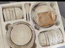 京东京造 碗盘餐具整套 景德镇碗具碟子套装乔迁之喜陶瓷礼盒金枝玉叶78头 实拍图