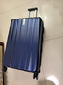 汉客行李箱男拉杆箱女大容量双层拉链密码旅行箱26英寸蓝 81升巨能装 实拍图