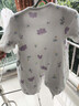 童泰新生婴儿衣服连体衣秋冬加厚夹棉初生宝宝蝴蝶衣爬服 紫色 52cm 实拍图