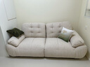 帕沙曼云朵沙发布艺可拆洗小户型客厅奶油风雪尼尔沙发多功能 2630ZF 【全拆洗款】2.26米大双人位#2900ZF 猫抓布TY91: 羽绒+硅胶棉+紫罗兰+竹炭海绵 实拍图