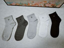 梦特娇袜子男士秋冬季100%纯棉7A抗菌防臭艾草精油袜休闲透气运动中筒袜 实拍图