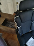 锦汐电脑椅办公椅子电竞椅家用人体工学椅老板椅主播靠背椅皮革转椅 黑色-工学椅【含乳胶坐垫】 实拍图