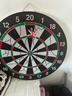 新动力飞镖盘套装比赛金属支架双面植绒18寸飞镖靶XD0118内含6支飞镖 实拍图