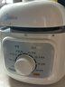 美的（Midea）一人食电压力锅1.8L 白玉晶釜 开盖火锅 一键排气 免浸泡杂粮饭1-3人家用MY-E2400电饭煲高压锅 实拍图