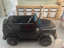 福儿宝奔驰授权大G儿童电动车玩具车可坐人四轮带遥控越野小孩宝宝送礼 四驱黑+减震器+后备箱+皮座 实拍图