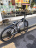 百士盾山地车自行车成人学生车公路变速越野单车赛车碟刹26寸青少年男女 【基础版】辐条轮-黑白色 24寸24速/身高140-165/ 实拍图