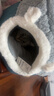 华元宠具（hoopet）猫窝封闭式四季通用猫房子猫床幼猫冬季保暖猫屋可拆洗垫子宠物窝 两用封闭式猫窝【垫子可拆洗】 M：50*50*H36cm(适用15斤内猫咪) 实拍图