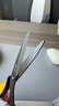 得力(deli)175mm中号不锈钢剪刀 家用办公美工剪子 黑色6027 实拍图