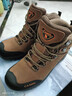 骆驼（CAMEL）户外登山鞋男女防水防滑徒步鞋缓震耐磨高帮鞋工装牛皮靴子 实拍图
