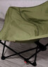 小魔四挡折叠躺椅 户外折叠椅露营椅子便携午休椅午睡床带脚托 绿 实拍图