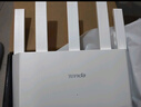 Tenda腾达路由器【千兆WiFi6+穿墙王】无线AX3000信号增强家用放大器Mesh国家补贴金榜一名云霄白立式 实拍图