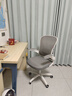 卡弗特人体工学椅电脑椅家用学习椅舒适久坐办公座椅升降转椅书桌椅子  豪华款-白框灰/旋转扶手-无头枕 实拍图