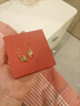 中国黄金（CHINA GOLD）心中有你黄金耳环女足金耳钉元旦跨新年礼物送女友老婆生日结婚 精美礼盒【请勿拍】 实拍图