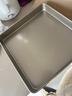 蛋糕卷模具瑞士卷烤盘烤箱雪花酥盘正方形28x28方盘家用烘焙工具 28*28方形烤盘【送折边油布】 实拍图