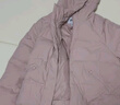 森马（Semir）90绒羽绒服女短款小宽松连帽高蓬面包服冬防泼水防风立领外套百搭 【显瘦小A廓形】橡皮粉（白鸭绒）61214 L 实拍图