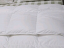 源生活 防钻绒 100%白鸭毛羽毛被子被芯 四季双人羽毛 200*230cm 灰色  实拍图