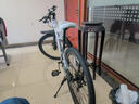 EG7山地自行车成人学生变速越野单车双减震赛车26寸青少年男女 辐条【升级减震 超强承重】黑白 26寸21速【适合：160-180CM】 实拍图