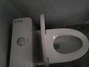 九牧（JOMOO）马桶家用暴风大冲力抗菌釉面一键快拆盖板除臭抗菌坐便器 双漩暴风脲醛抗菌11368 305/300mm 实拍图