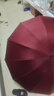 加固折叠雨伞手动结实耐用黑胶晴雨伞两用遮阳防晒学生雨伞 酒红-超大号130cm黑胶防晒款 12骨 实拍图