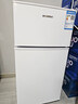HYUNDAI（韩国现代）小冰箱迷你小型家用冷藏冷冻宿舍出租房办公室双开门二门电冰箱节能省电 80L白【行业热卖+日销过百】 实拍图