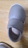 优调棉拖鞋女加绒保暖居家室内静音防滑外穿包跟棉鞋男冬 白色 39-40 实拍图