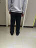 匹克针织运动裤男冬季跑步加绒梭织长裤休闲裤运动服男直筒裤束脚裤子 【秋冬加绒直筒裤4011】黑色 L (175) 实拍图