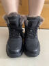 全洲狼 雪地靴男冬季新款东北棉鞋男大码抗寒防水加绒保暖轻便防滑靴子 黑色棉鞋-升级版 加绒 42 (260mm) 实拍图