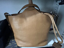 裘真复古遇花篮包手提斜挎牛皮包通勤休闲大容量菜篮子包 大象灰 实拍图